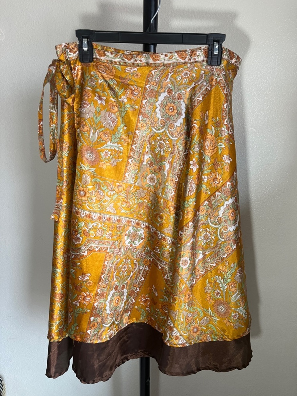 Silk Wrap Skirt